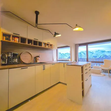 Appartement La Vue De L'alpe ! T4 Rénové Spacieux&chaleureux Huez